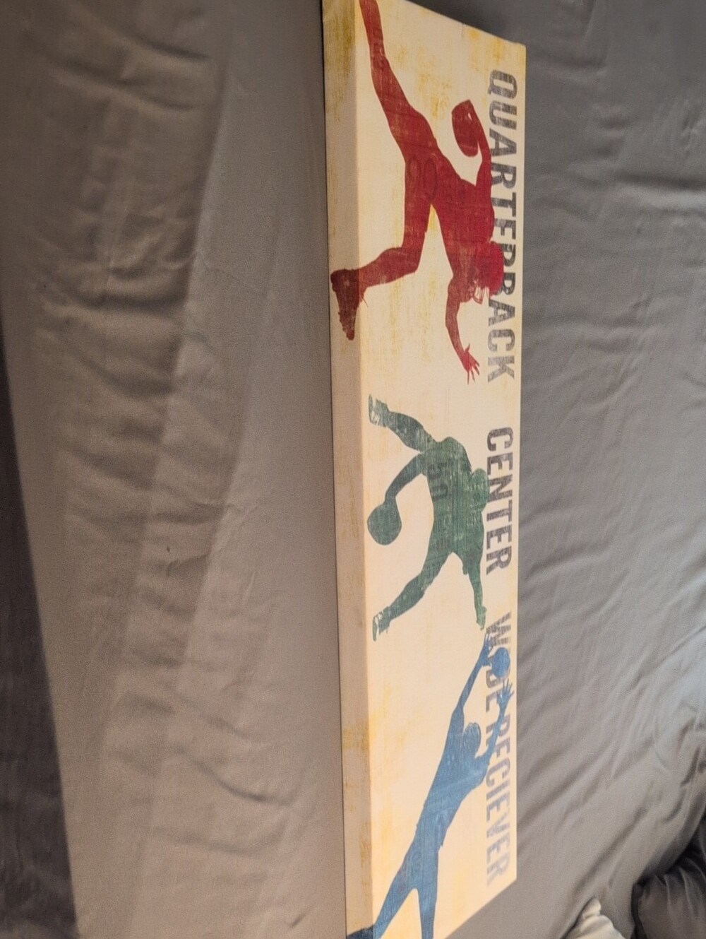 Vintage Sports Silhouette Wall Art - Three Players